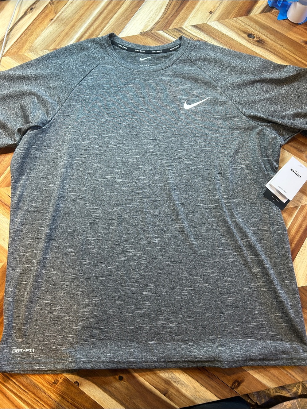 Nike Gray Heather Short-Sleeve Dri-FIT Tee